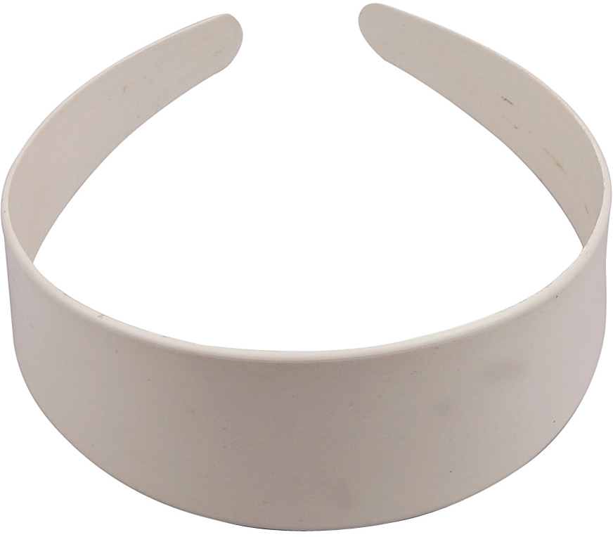 Plastic haarband wit 48mm breed 20 stuks