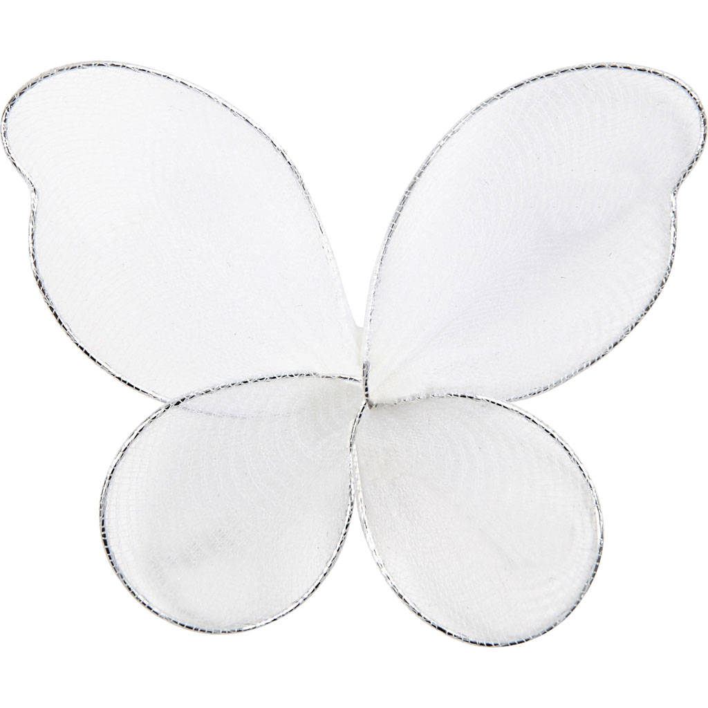 Vleugels voor feeën engelen en vlinders 5,5x4,5cm (30 stuks)