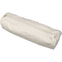 Stoffen blanco Etui naturel katoen 20x6cm