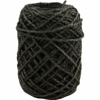 Hennep touw zwart 1-2 mm 30 meter