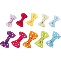 Strikken 20+25 mm – 20 stuks kleurrijke decoratiestrikjes