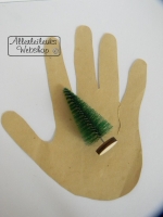 Mini kerstboompjes groen 4+6cm 5 stuks