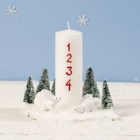 Mini kerstboompjes groen 4+6cm 5 stuks