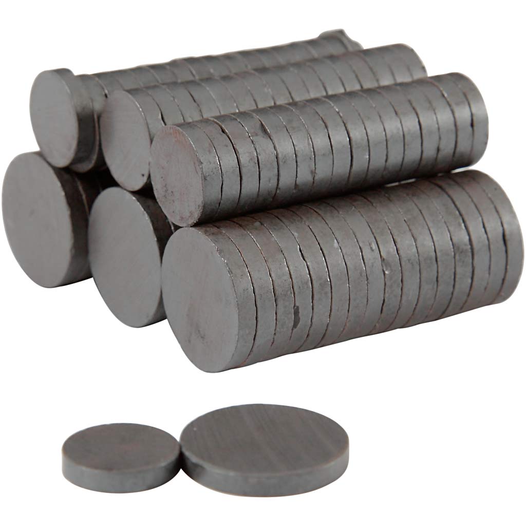 Magneten 14+20 mm dikte 3 mm - 500 stuks