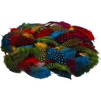 Hobby veren Parelhoen kleurtjes 5-10cm 3 gram