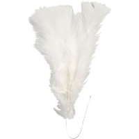 Dons veren wit 11-17cm - 18 x bundel a 3 stuks