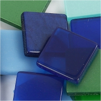 Mini mozaiek 10x10mm blauw
