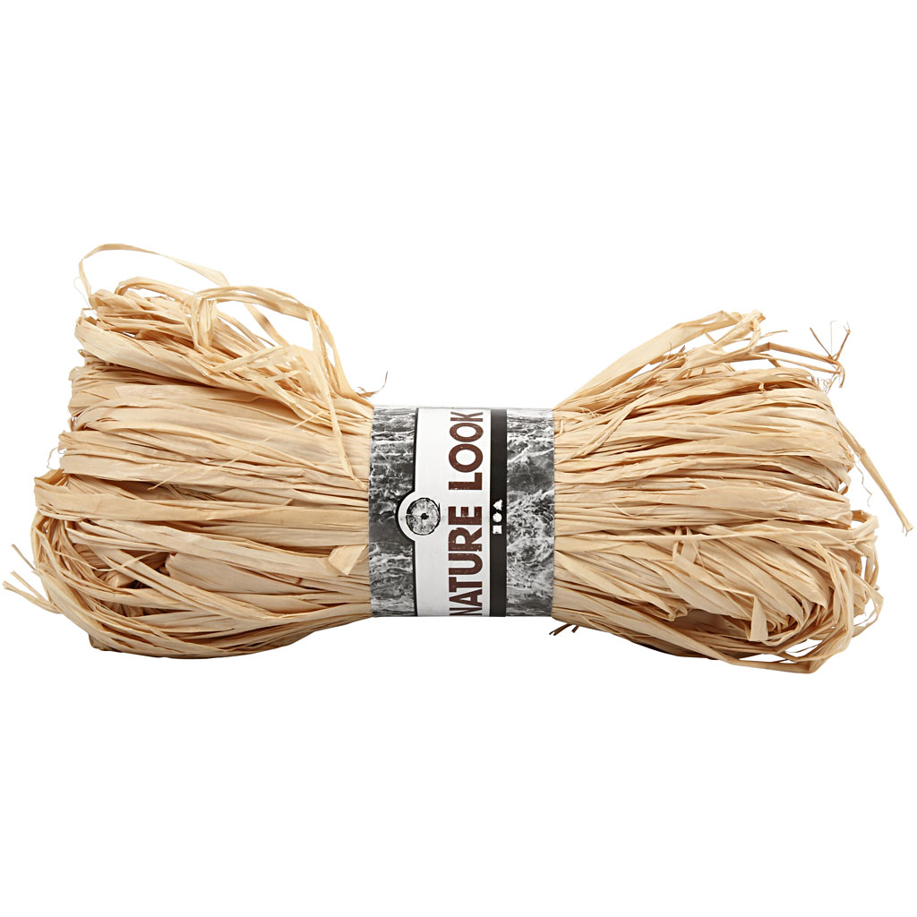 Raffia naturel 50 gram