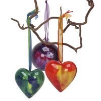 Kunststof harten 6.5cm 10 stuks