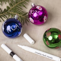Kerstballen onbreekbaar 6cm 20 stuks