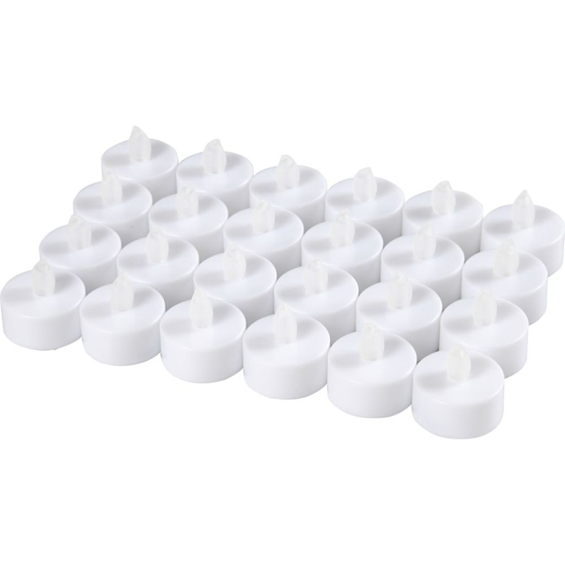 LED waxinelichtjes 38x35mm -  (excl. batterijen) 24 stuks