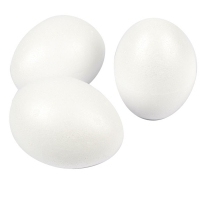 Piepschuim styropor eieren 12cm - 5 stuks