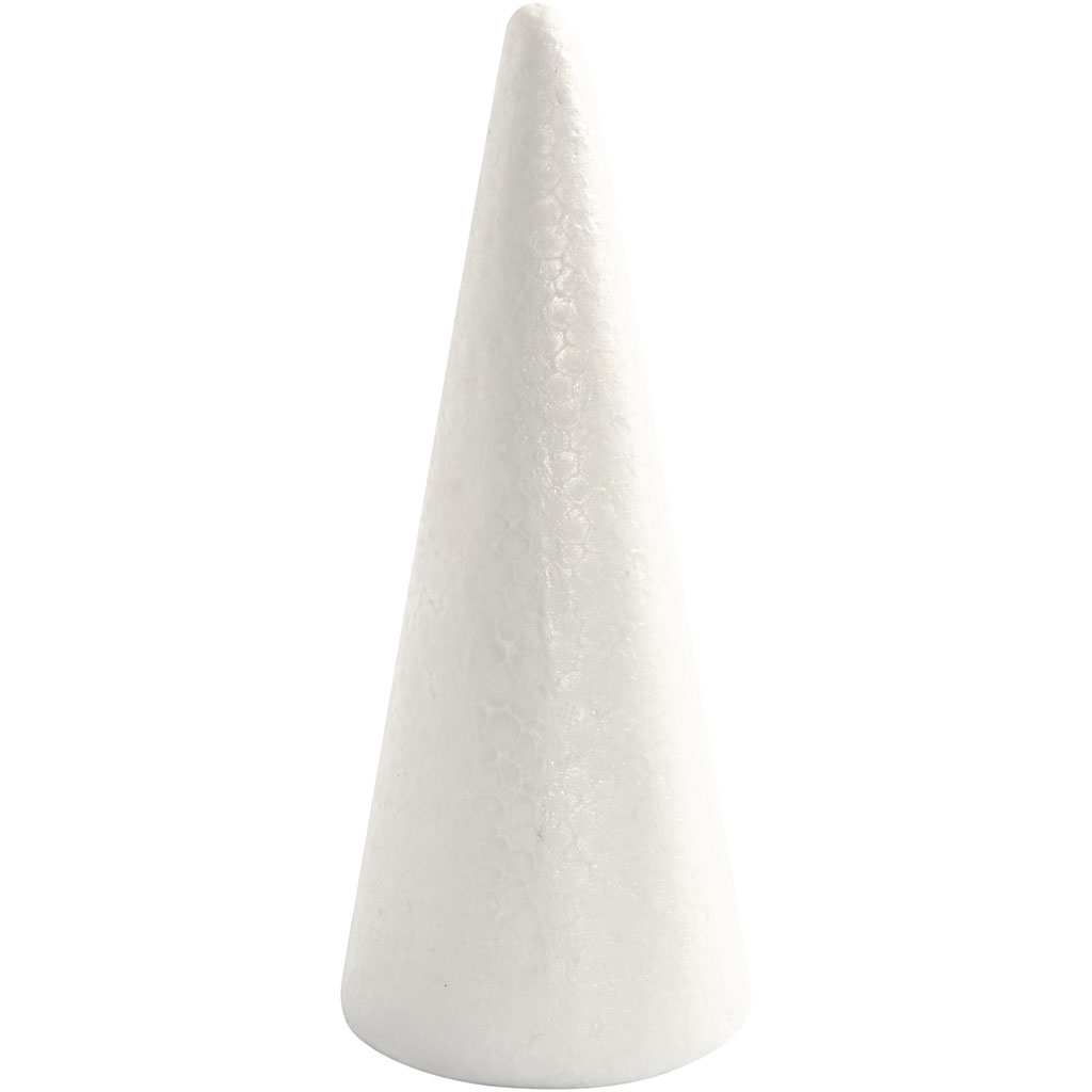 Piepschuim kegels cones 19,5 cm