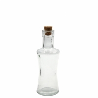 Glazen flesjes met kurk 175ml 16cm (12 stuks)