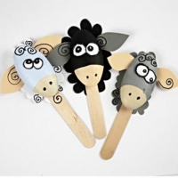 Houten ijsstokjes medium 11.5x1cm - 30 stuks