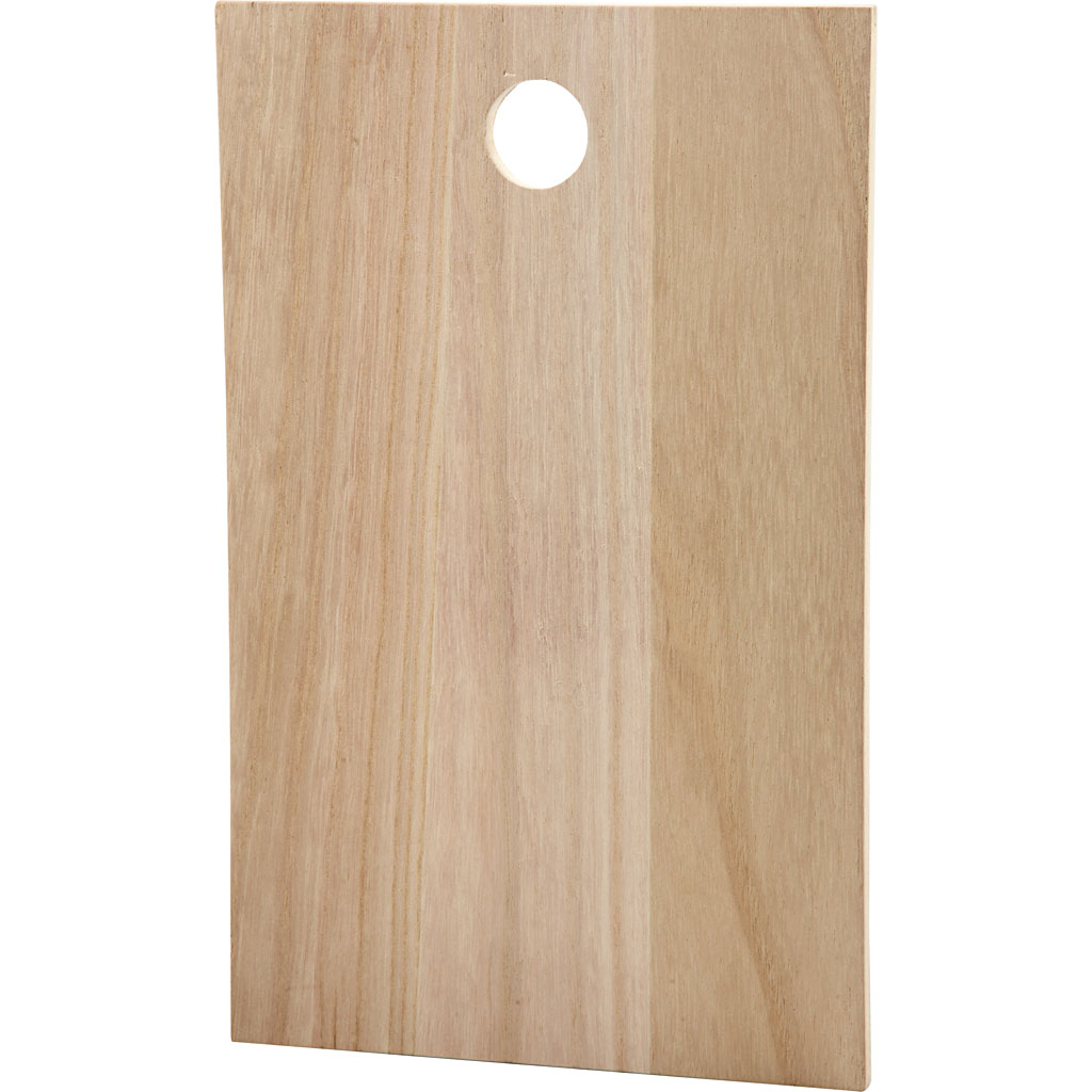 Blank houten snijplank of wandbord 35x22cm - 1 stuk