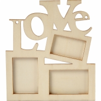 Houten lijst love 10 stuks