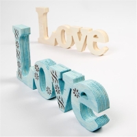 Love tekst decoratie 23x10cm - 1 stuk