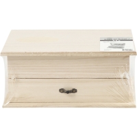 Houten Juwelendoos 27x17x12 cm – Met Spiegel & Lade