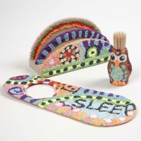 Houten deurhanger 25x10cm 1 stuk