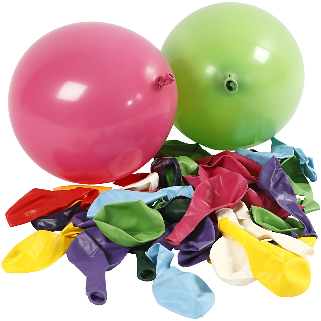 Ballonnen 23cm kleuren mix 100 stuks