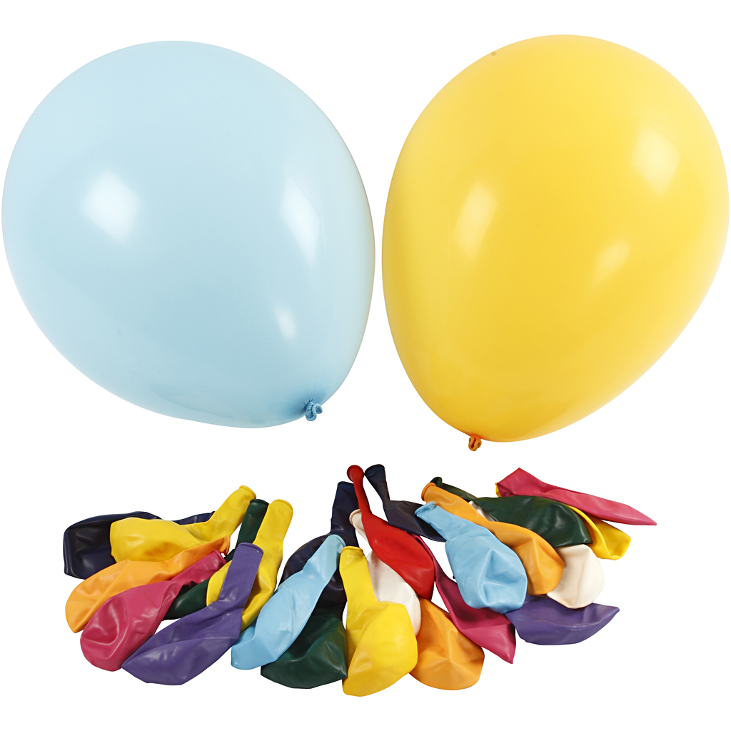 XL ballonnen rond assortiment kleuren mix 40cm 50 stuks