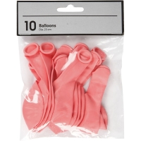 Ballonnen roze 23cm 10 stuks