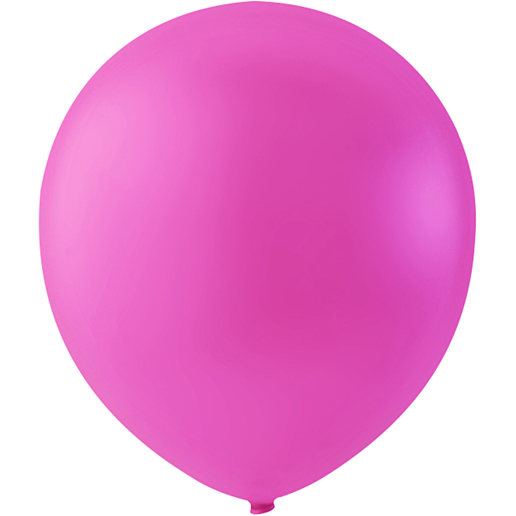 Ballonnen donker roze 23cm 10 stuks