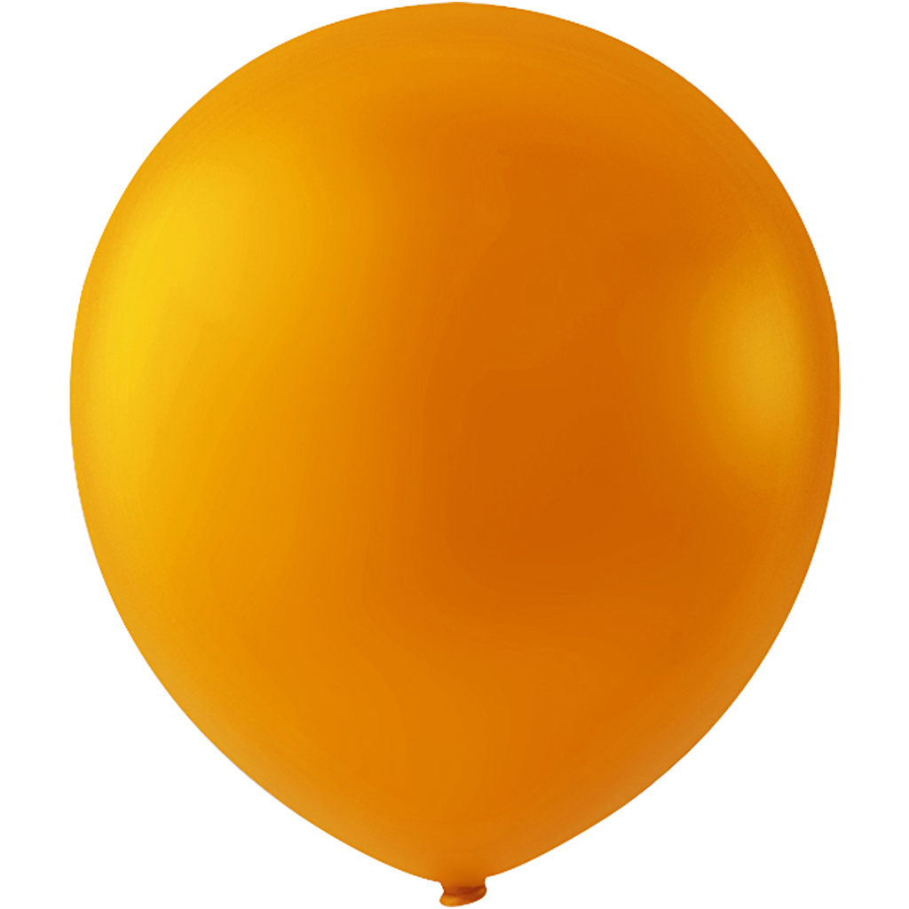 Ballonnen oranje 23cm 10 stuks