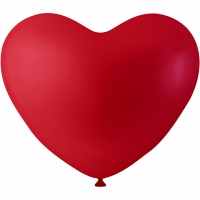 Hart ballonnen rood 23cm 8 stuks