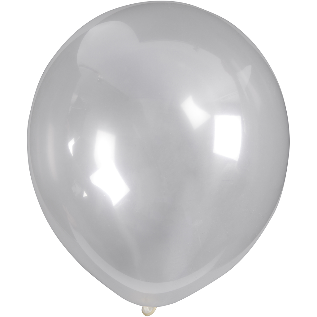 Ballonnen transparant 23cm 10 stuks