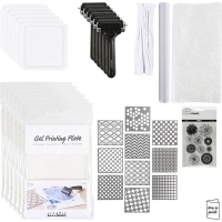 Creatieve Box workshop gelprinten 10 personen
