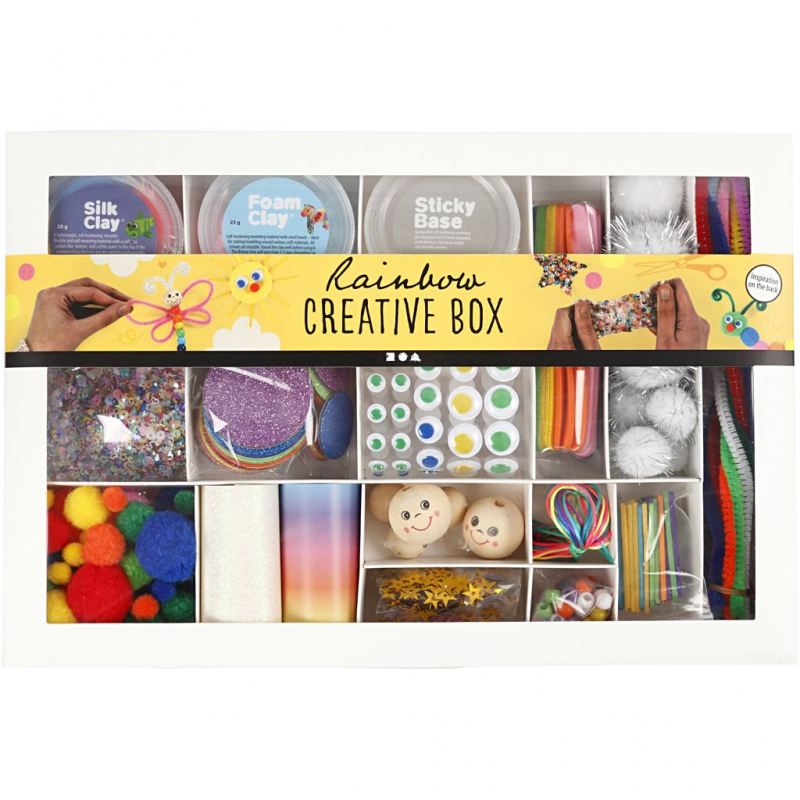Creatieve box regenboog