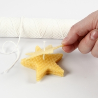 Kaarsenlont voor bijenwas vellen 2-3mm 80 meter