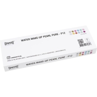 Grimas schmink palletdoos waterbasis 12 parelmoer kleuren