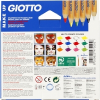 Giotto Schmink potloden 6 stuks