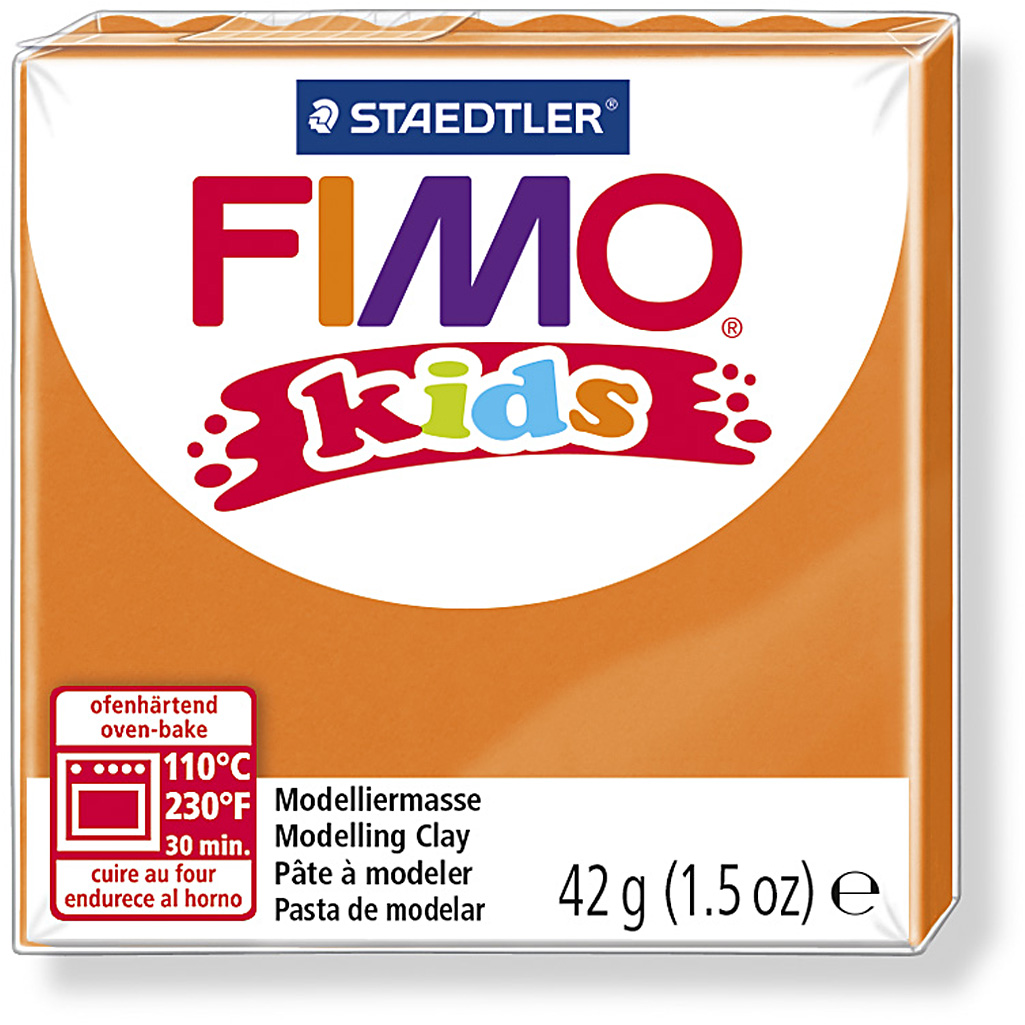 FIMO boetseer klei kids oranje afbakken 42 gram