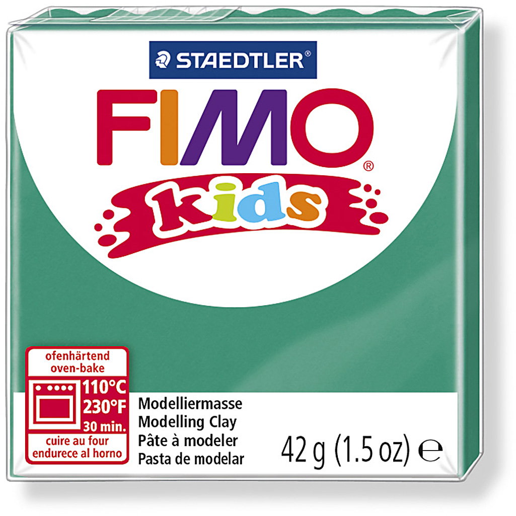 FIMO boetseer klei kids groen afbakken 42 gram