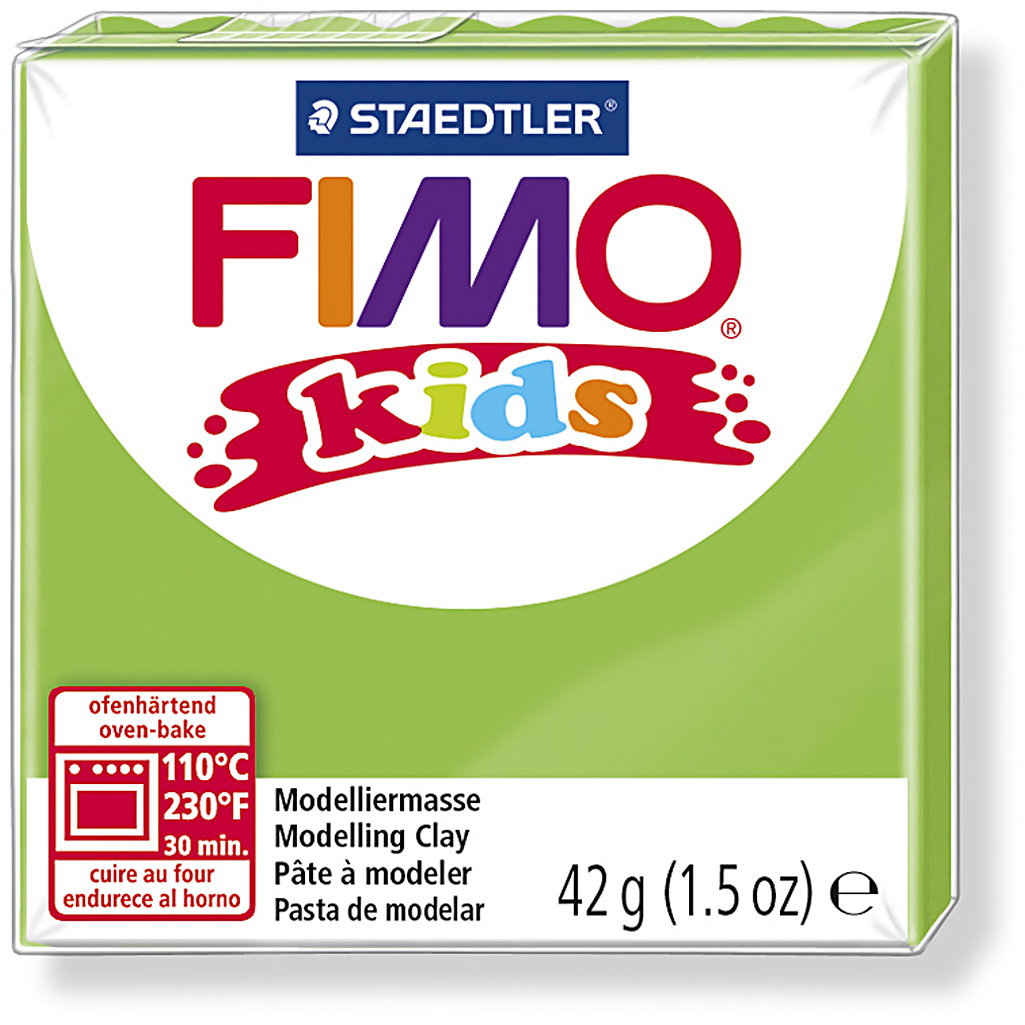 FIMO boetseer klei kids licht groen afbakken 42 gram