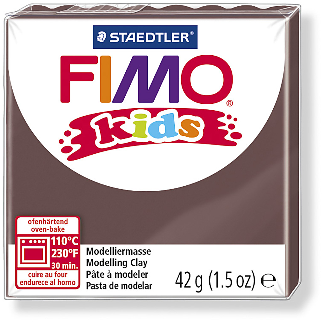 FIMO boetseer klei kids bruin afbakken 42 gram