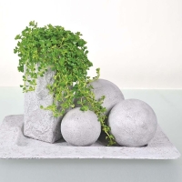 Beton pasta voor beton look grijs set 7 delig