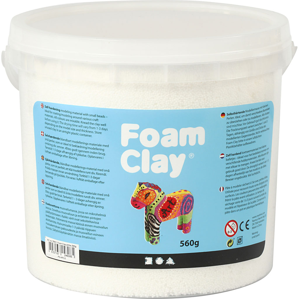 Foam Clay® 1 Emmer 560 gr wit