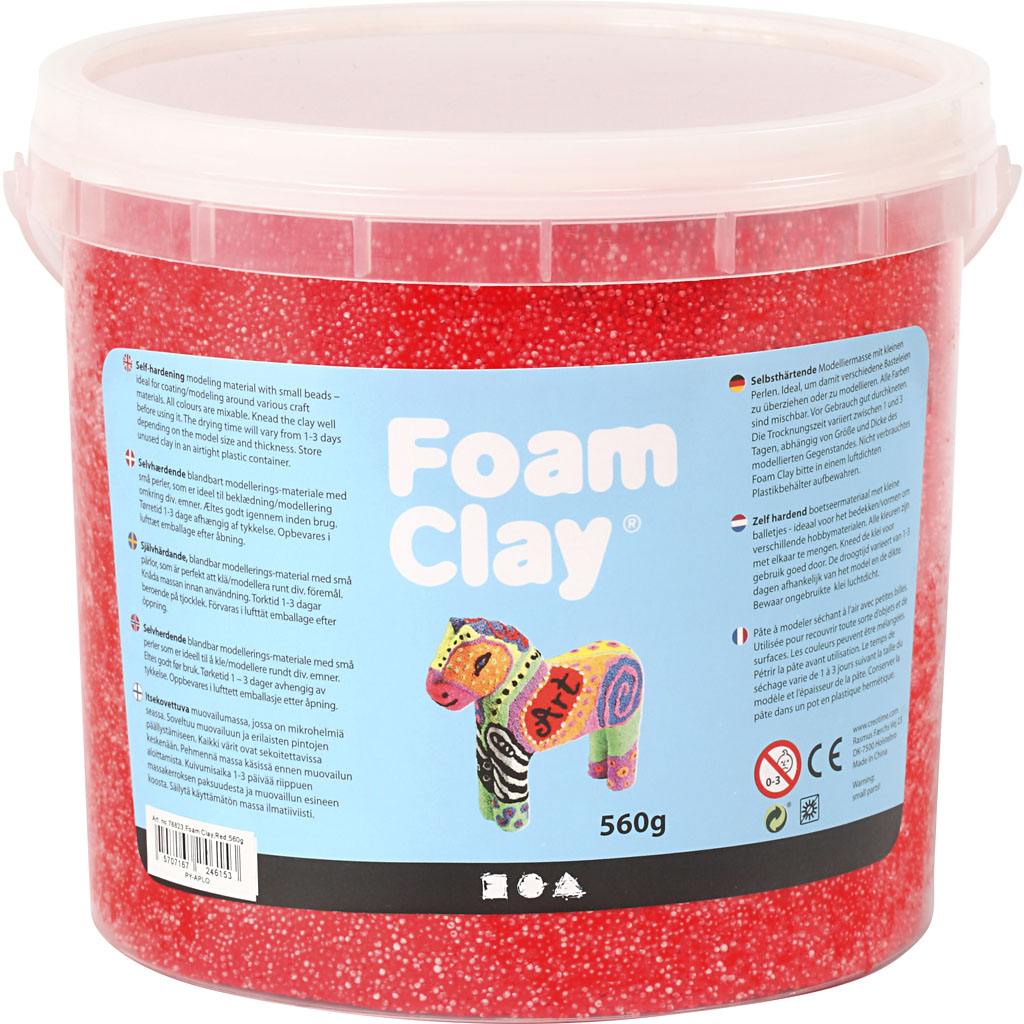 Foam Clay® 1 Emmer 560 gr Rood