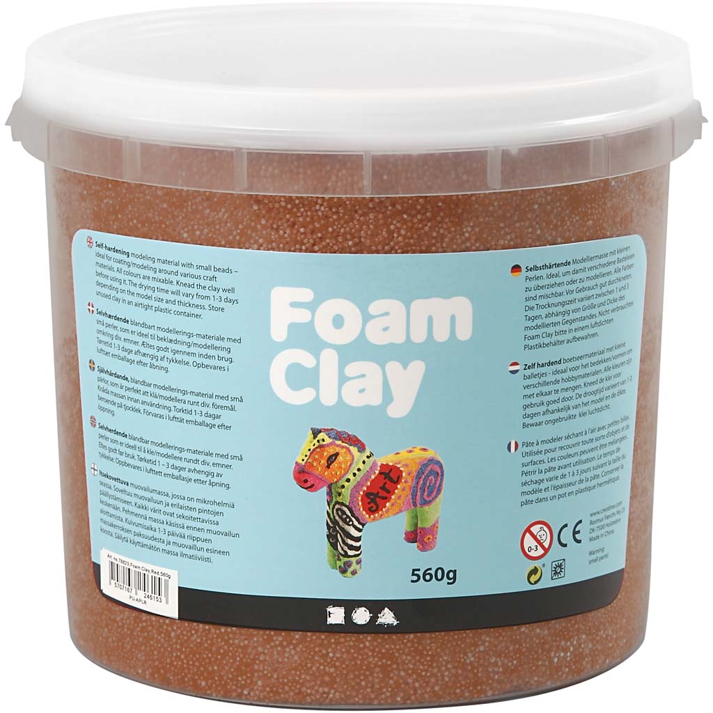 Foam Clay® 1 Emmer 560 gr bruin