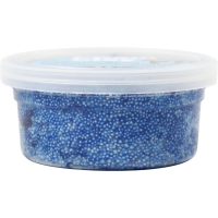 Zelfhardende Foam balletjes klei blauw 35gr