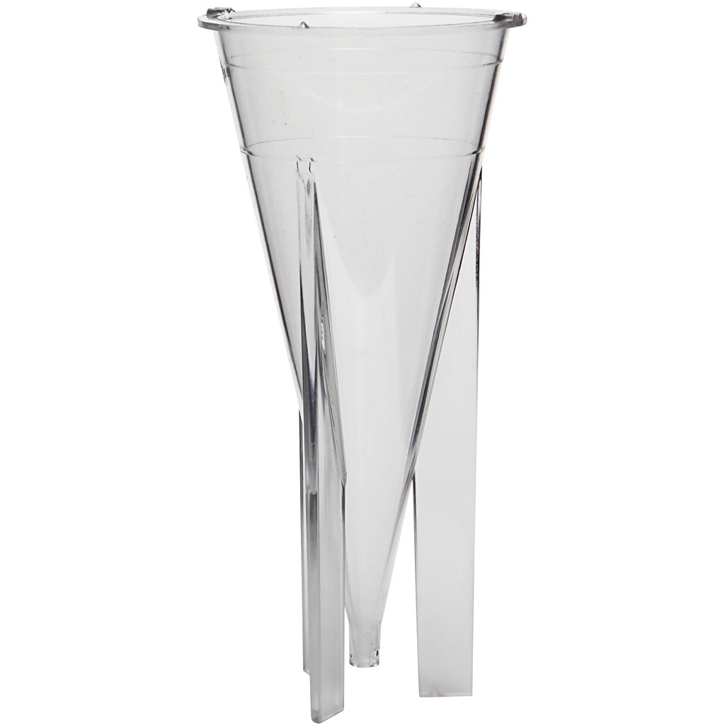 Kaarsen gietvorm kegel stompkaars 14x6,5cm