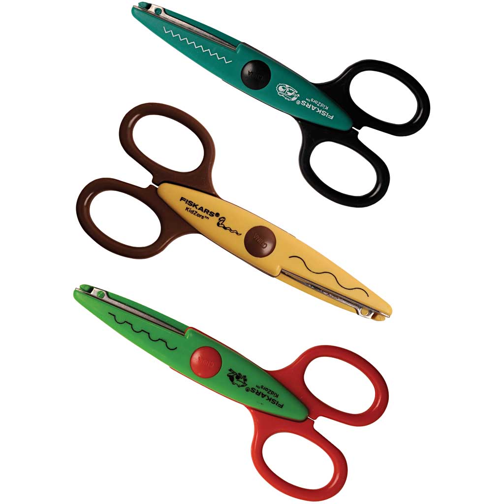 Kinder kartelscharen Fiskars NR2 set 3 stuks