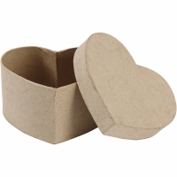 Kartonnen cadeau hart doosje 11.5cm - 1 stuk