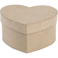 Kartonnen cadeau hart doosje 11.5cm - 1 stuk