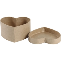 Kartonnen cadeau hart doosje 11.5cm - 1 stuk